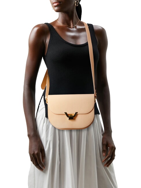 DEW Umhängetasche aus gehämmertem Leder Sonnenaufgang - Damentaschen