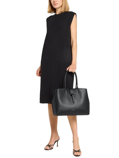 ALBA Schultertasche aus gehämmertem Leder CUIR - Damentaschen