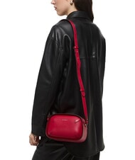 COCCINELLE MALETA CALF Mini-Umhängetasche aus Leder Sangria - Damentaschen - 4