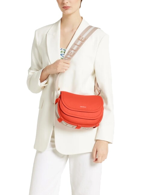 RAQUEL S Mini-Umh&auml;ngetasche aus Leder Gazpacho - Damentaschen