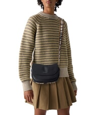 COCCINELLE RAQUEL S Mini-Umhängetasche aus Leder noir/cuir - Damentaschen - 4