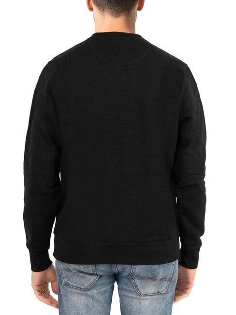 PATCH Rundhals-Sweatshirt Schwarz - Sweatshirts Herren