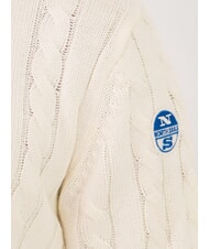 NORTH SAILS N|S Zopfstrickpullover mit Rundhalsausschnitt Mäusespeck - Herrenpullover - 3