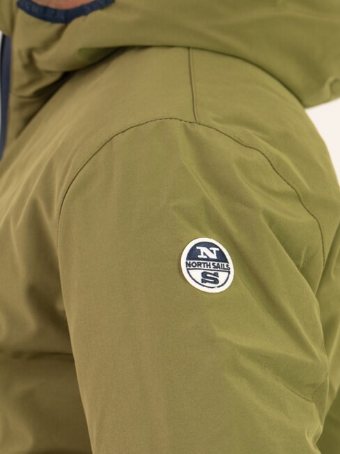 SOFTSHELL Bomberjacke mit Kapuze efeugrün - Herrenjacken