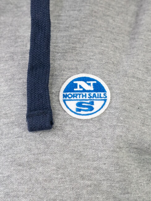 PATCH Kapuzenpullover mit durchgehendem Reißverschluss mittelgraue Melange - Sweatshirts Herren