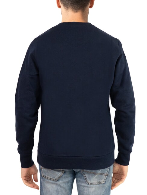 LOGO Sweatshirt mit Rundhalsausschnitt und Maxiprint Navy blau - Sweatshirts Herren