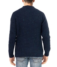 NORTH SAILS N|S Melange-Wollmischung, Rundhalspullover Navy blau - Herrenpullover - 2