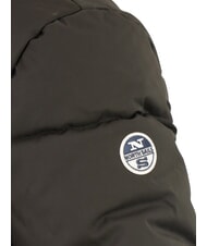 NORTH SAILS PADDED Mittellange Daunenjacke mit Kapuze Schwarz - Daunenjacken für Herren - 3