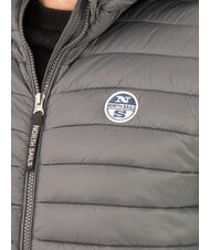 NORTH SAILS PADDED Wattierte Jacke mit Kapuze Asphalt - Daunenjacken für Herren - 3