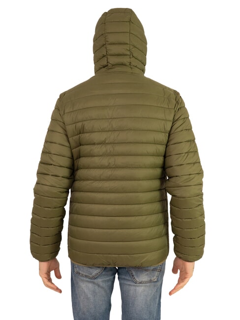 PADDED Wattierte Jacke mit Kapuze efeugrün - Daunenjacken für Herren