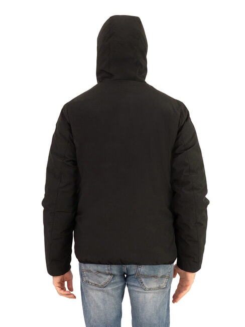 SOFTSHELL Bomberjacke mit Kapuze Schwarz - Herrenjacken