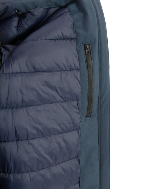 SOFTSHELL Bomberjacke mit Kapuze Navy blau - Herrenjacken