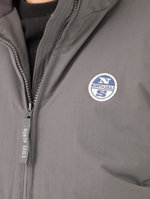 BOMBER Bomberjacke mit durchgehendem Reißverschluss Asphalt - Herrenjacken