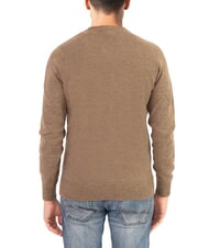 NORTH SAILS N|S Rundhalspullover mit Logostickerei fossil melange - Herrenpullover - 2