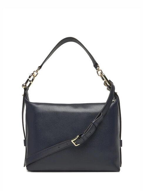 TONIE Schultertasche aus Leder mit Schulterriemen Mittelmeer - Damentaschen