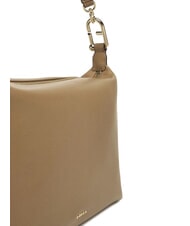 FURLA TONIE Schultertasche aus Leder mit Schulterriemen Toffee - Damentaschen - 4