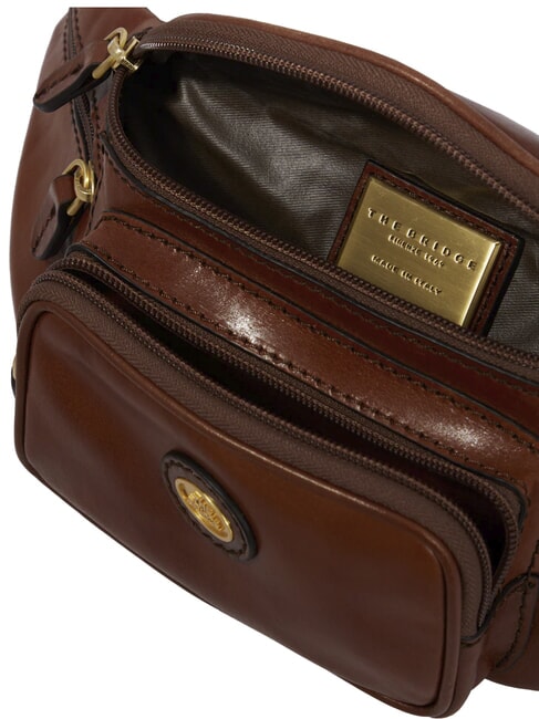 STORY UOMO Leder-Bauchtasche BRAUN - Hüfttaschen