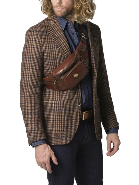 STORY UOMO Leder-Bauchtasche BRAUN - Hüfttaschen