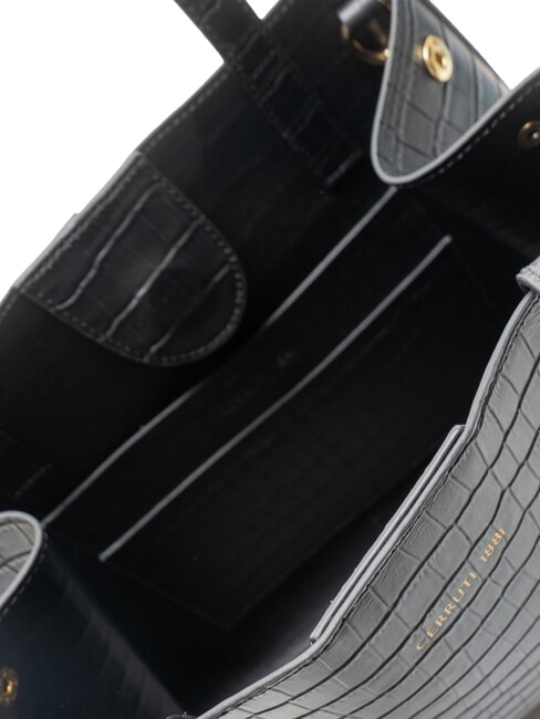 ISABELLE Schultertasche, Leder Schwarz - Damentaschen