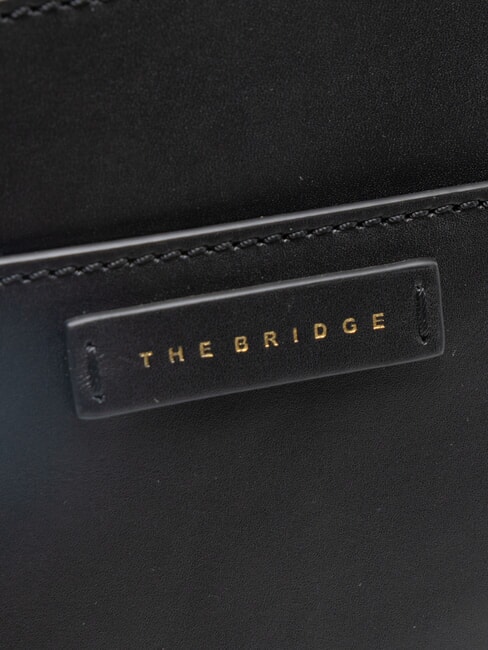 CECILIA Schultergurt aus Leder Schwarzes Gold - Damentaschen