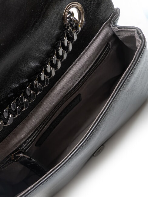 CERRUTIS Kleine Schultertasche aus Leder Schwarz - Damentaschen