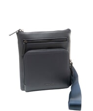 CERRUTI RORY Tasche aus glattem Leder Blau - Umhängetaschen Herren - 2