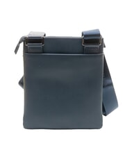 CERRUTI JAKE Flache Ledertasche Blau - Umhängetaschen Herren - 4