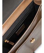 THE BRIDGE ELBA Schultertasche aus Leder Auster Abb. Gold - Damentaschen - 5