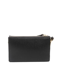 CERRUTI CERRUTIS Clutch mit Schulterriemen aus Leder Schwarz - Damentaschen - 4