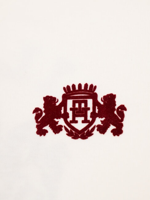 TH KIDS Langärmeliges T-Shirt mit Wappen altes Weiß - Kinder-T-Shirt