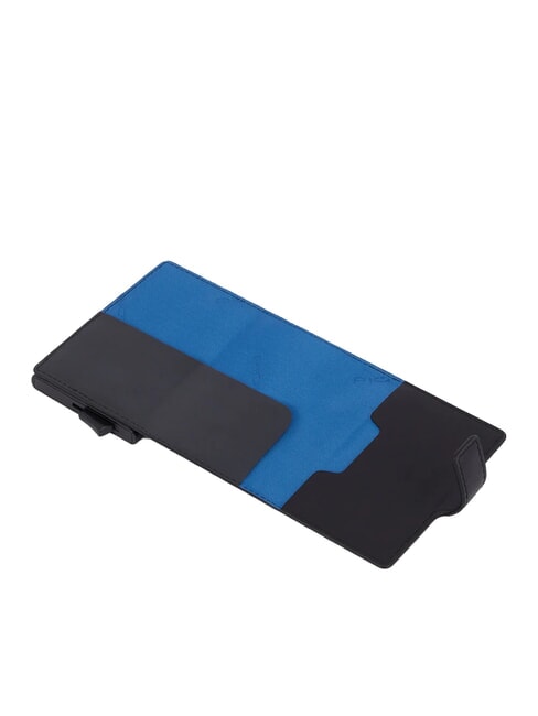 URBAN Kreditkartenetui aus Metall und Leder schwarz grigiongr - Brieftaschen Herren