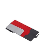 PIQUADRO URBAN Kreditkartenetui aus Metall und Leder Grau - Brieftaschen Herren - 3