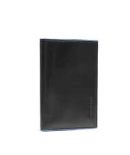 PIQUADRO BLUE SQUARE Vertikale Ledergeldbörse Schwarz - Brieftaschen Herren - 3