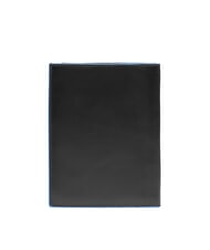 PIQUADRO BLUE SQUARE Vertikale Ledergeldbörse Schwarz - Brieftaschen Herren - 4