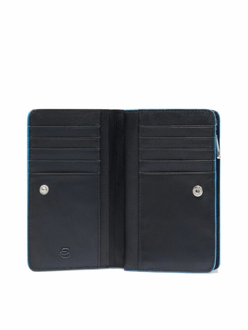 ATLAS Mittelgroße Ledergeldbörse schwarz2 - Brieftaschen Damen