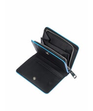 PIQUADRO ATLAS Kompakte Damen-Ledergeldbörse schwarz2 - Brieftaschen Damen - 3