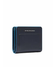 PIQUADRO ATLAS Kompakte Damen-Ledergeldbörse schwarz2 - Brieftaschen Damen - 4