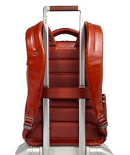 PIQUADRO BLUE SQUARE Fast-Check 14" Laptop-Rucksack Leder4 - PC-Rucksäcke - 3