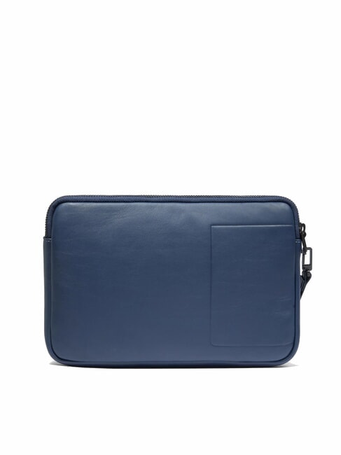 ATLAS iPad-Tasche aus Leder für Herren Blau - Tablettmappe &amp; Organizer