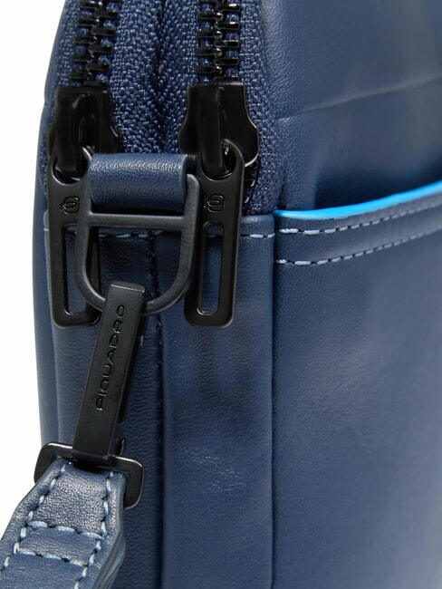 ATLAS iPad-Tasche aus Leder für Herren Blau - Tablettmappe &amp; Organizer