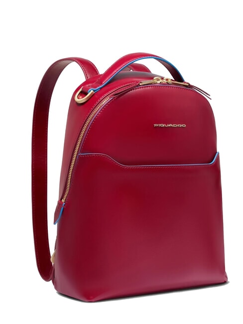 BLUE SQUARE Lederrucksack ROT - Damentaschen