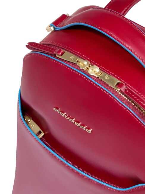 BLUE SQUARE Lederrucksack ROT - Damentaschen