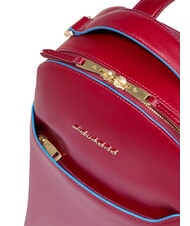 PIQUADRO BLUE SQUARE Lederrucksack ROT - Damentaschen - 3