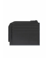 PIQUADRO ATLAS Flaches Leder-Kartenetui und Münzfach - Brieftaschen Herren