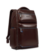 PIQUADRO BLUE SQUARE  15,6-Zoll-Laptop-Rucksack aus Leder - PC-Rucksäcke