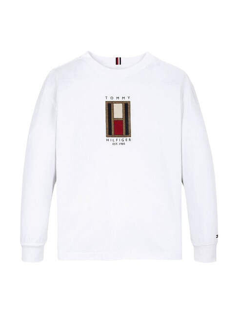 TH KIDS Kinder-T-Shirt aus Baumwolle Wei&szlig; - Kinder-T-Shirt