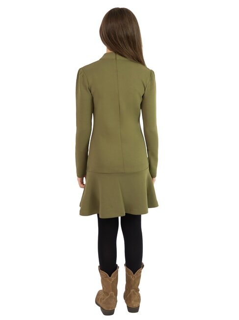 TH KIDS Langärmeliges Kleid für Mädchen Putting Grün - Kleider für kleine Mädchen