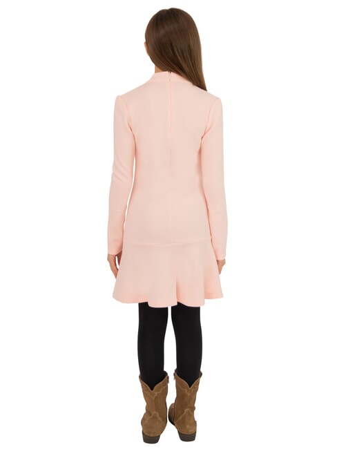 TH KIDS Lang&auml;rmeliges Kleid f&uuml;r M&auml;dchen rosa Kristall - Kleider f&uuml;r kleine M&auml;dchen