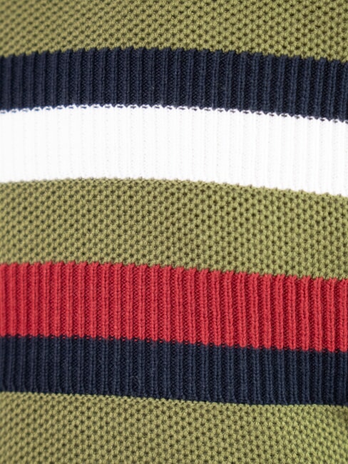 TH KIDS Baumwollpullover für Kinder mit Rundhalsausschnitt Putting Grün - Kinderpullover