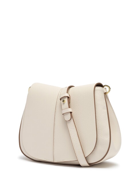 HELENA ROUND Ledertasche mit doppeltem Schultergurt MARMOR - Damentaschen